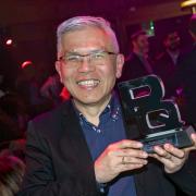 Lim Teoh with his PQ award