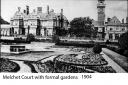 Melchet Court with formal gardens 1904