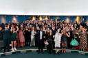 The guests and award winners celebrate. Image: RCM