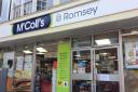 McColl's newsagent in Romsey, which was broken into.