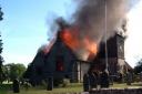 Bells danger hampers probe in to church fire