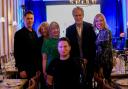 James Murray, (Actor and Co founder of The Murray Parish Trust), Fiona Whitehouse and Liz Trevor, (Friends of the Alex Lewis Trust), Alex Lewis, John Illsley, Nadine Collinson (Friends of the Alex Lewis Trust).