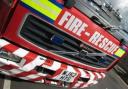 Fire crews were called to a farm off Hospital Road, Shirrell Heath