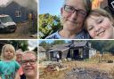 The fire destroyed the Sparkes' bungalow