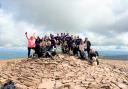 Hospice staff complete 4-mile mountain hike to raise money for charity