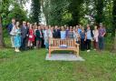 Memorial bench unveiling for Sparsholt students who died in World War II