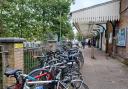 Bikes at Winchester Train Station