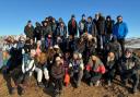 The Romsey School pupils in Iceland
