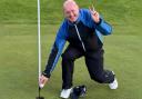 Mike makes his second hole in one on the 11th green