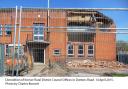 Demolition of former Rural District Council Offices in Duttons Road. April 14 2015