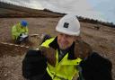 Rob Westwood, of CALA Homes, as archaeology work gets underway