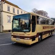 Mervyn's Coaches' final service between Winchester and Micheldever on December 30 2019