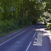 Midlington Road, Droxford, where Alex Brown drove at 89mph. Photo: Google