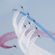 Legendary Red Arrows to fly over Hampshire today: Here's where you can see them