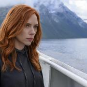 Scarlett Johansson in Black Widow.
