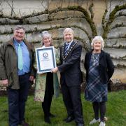 From left: Daniel Busk, Sophie Busk, the Mayor of the Test Valley, Cllr Alan Dowden and Mayoress Cllr Celia Dowden. Picture: Tara Bradley-Birt
