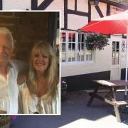 Long-term managers John and Gaye Armstrong and The White Horse at Ampfield