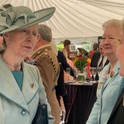 Her Royal Highness The Princess Royal meets Kimberley Barber