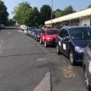 Pre-booked taxis take over spots outside Winchester Train Station