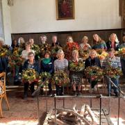 Winchester Flower Club raised nearly £2,000 at its Autumnal Wreath Making Workshop