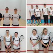 Hampshire junior squash team