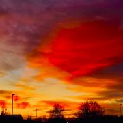 Red sky at night, by John Turner, Romsey Advertiser Camera Club