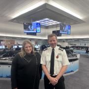 Donna Jones and chief constable Scott Chilton