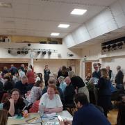 The consultation event at Weeke Community Centre
