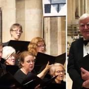 Left: Romsey Choral Society. Right: David St John