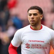 Southampton's Che Adams during the Championship match between Southampton and Sunderland at St Mary's Stadium.