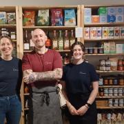 Bex Smith, chef Jamie Daniels and Niamh Redfeam from Open House Deli