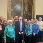 Winchester U3A met with their MP Steve Brine whilst at Westminster