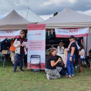Test Valley Arts Foundation members at Romsey Show