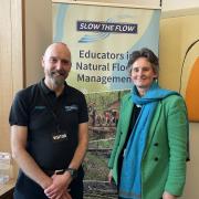 Meon Valley MP Flick Drummond met with flooding charity Slow the Flow