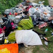Photo of the fly-tip
