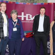 The conference organisers with Steve Brine. Photo: Tony Knight Photography