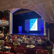 Liz Earle MBE delivered a talk on her new book in the Theatre Royal,  as a part of the Winchester books festival this year