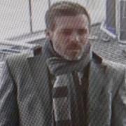 Police are looking to speak to a man after £2,000 worth of alcohol was stolen from Whiteley Shopping Centre