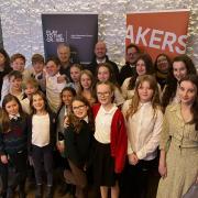 Play to the Crowd with Corporate Partner Howden Insurance with members of Playmakers Youth Theatre Musical Theatre School Years 4 - 11 group.