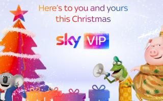 Sky VIP Christmas gifts. Credit: Sky