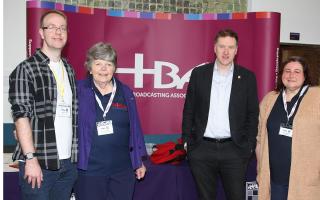 The conference organisers with Steve Brine. Photo: Tony Knight Photography