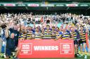 Old Elthamians RFC lift the Counties 3 Championship with a 45-22 victory over Wigan RUFC