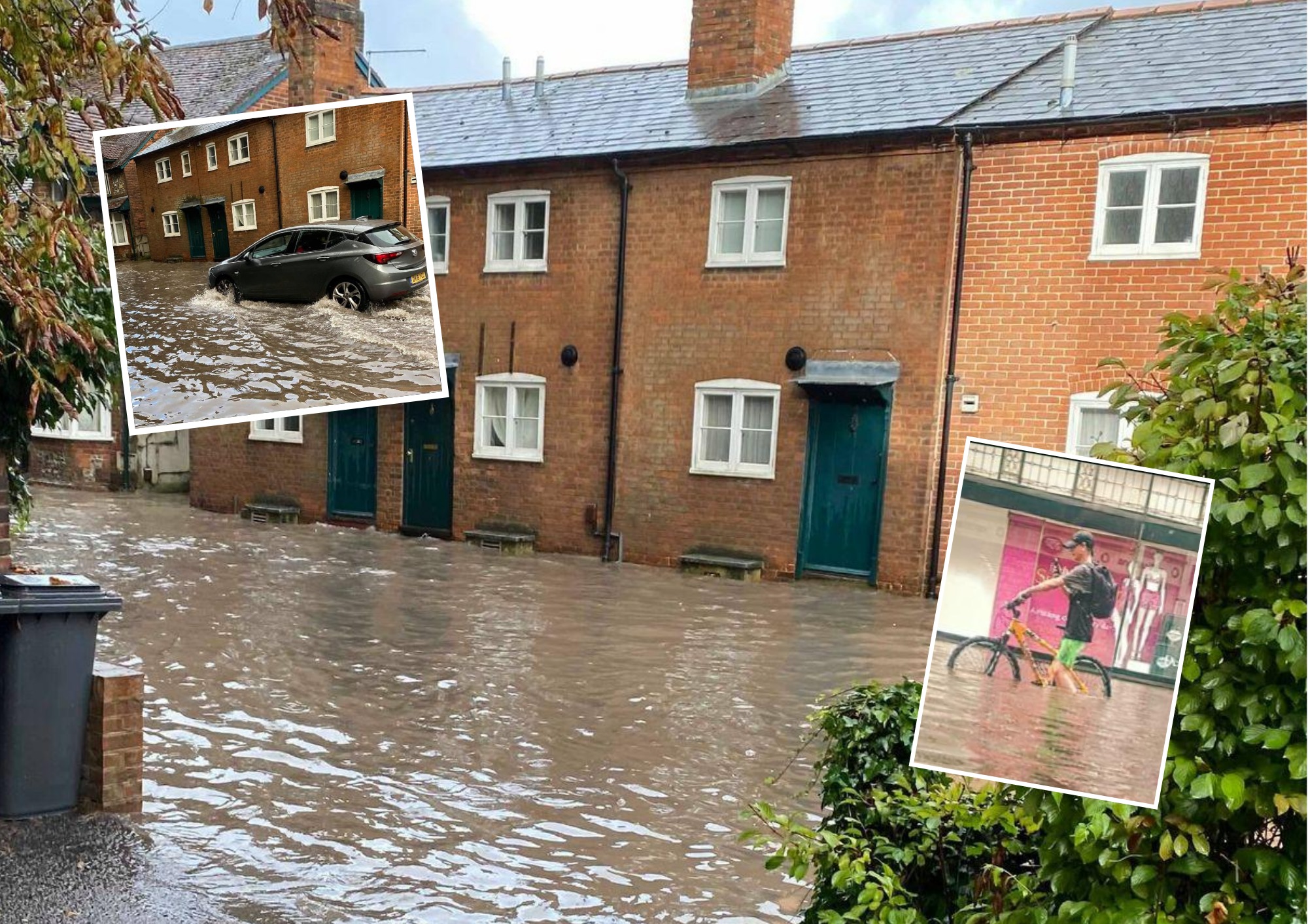 Flooding in Winchester. Picture: Isabella Evans