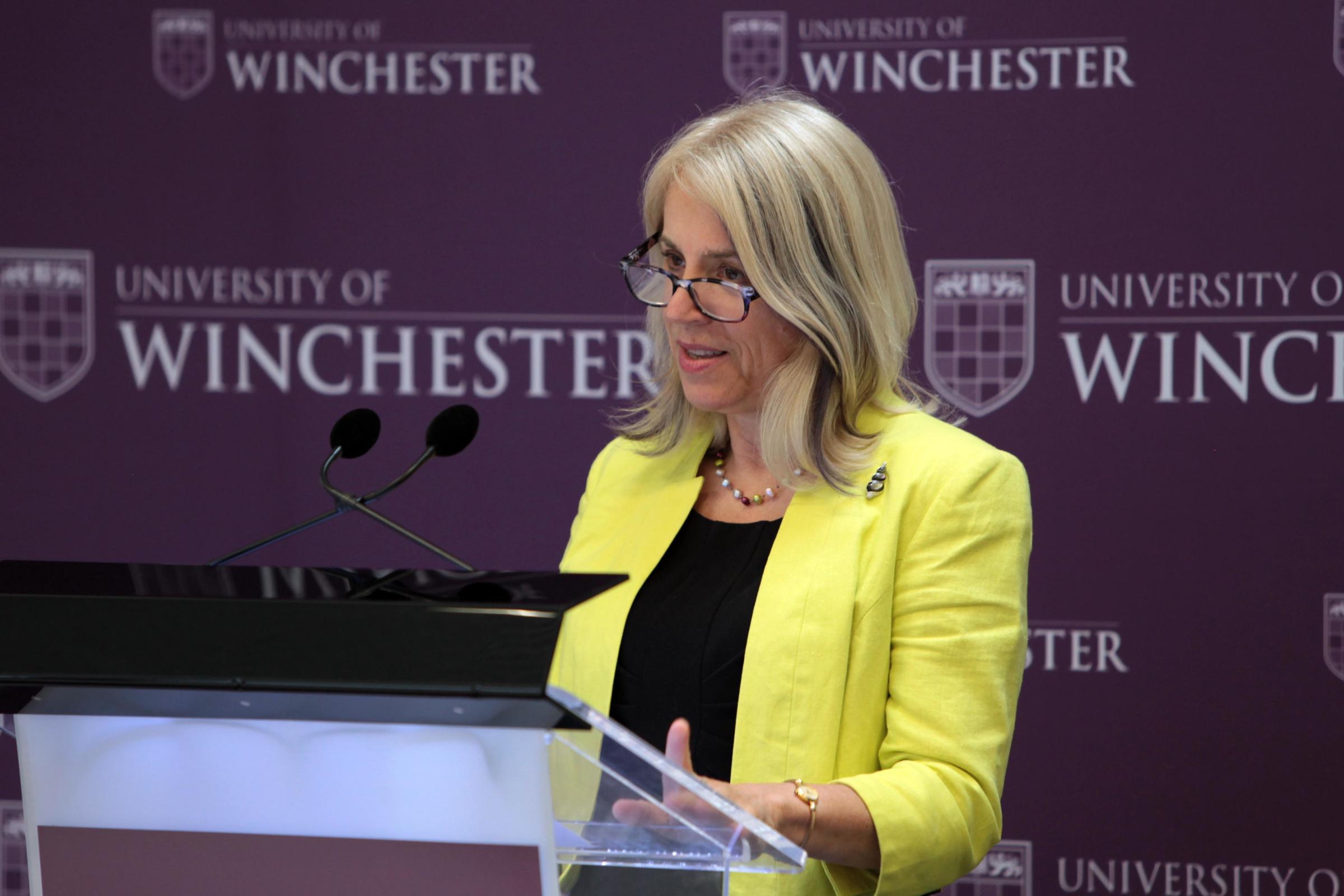 Professor Joy Carter CBE, DL, Vice-Chancellor, University of Winchester