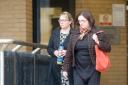 (L-R) Victoria and Lucinda Rolph pictured leaving Southampton Crown Court. ..
