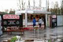 Romsey Town FC food stand. Photo: TVBC