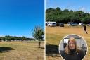 Hampshire Police and Crime Commissioner Donna Jones has said that police still need to be 'careful'. Travellers were previously at Picket Twenty Sports Ground. Credit: Paul Jackson
