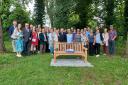 Memorial bench unveiling for Sparsholt students who died in World War II