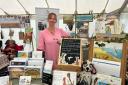 Gina Rees launching her book at the Alresford Show