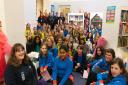Romsey library: Hundreds take part in 'The Biggest Sleepover in the World' for Jacqueline Wilson book